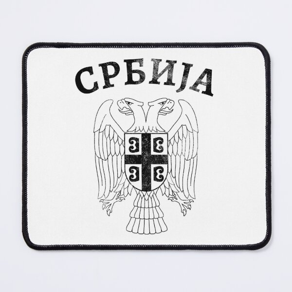 Item preview, Serbia Eagle Coat of Arms Serbian Cyrillic designed and sold by Mila1946.