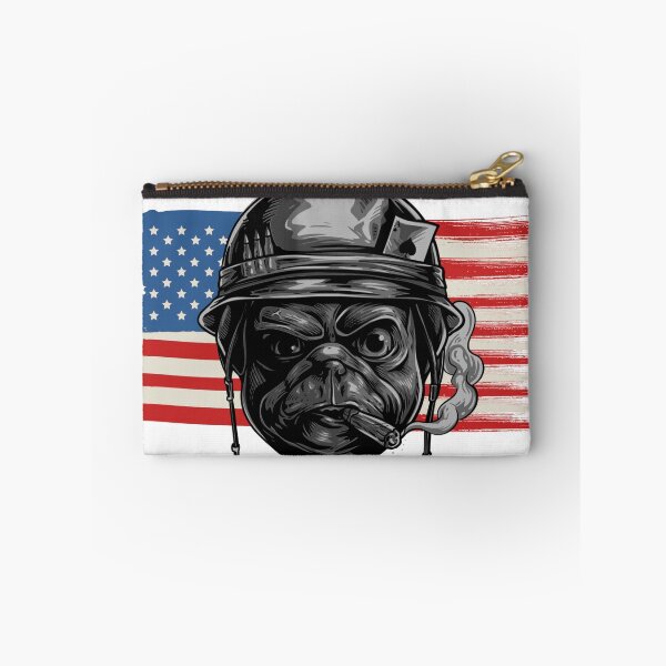 Item preview, American soldier pug designed and sold by Aysa Galaxy.
