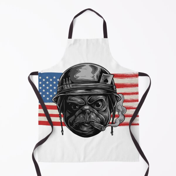 Item preview, American soldier pug designed and sold by Aysa Galaxy.