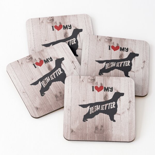 Item preview, Irish Setter This Home Is Filled With Kisses Wagging Tails Wood Classic designed and sold by EllenKarl.