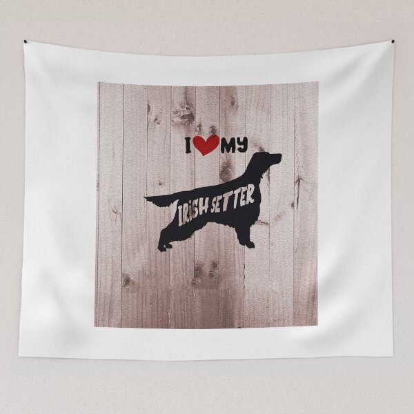 Item preview, Irish Setter This Home Is Filled With Kisses Wagging Tails Wood Classic designed and sold by EllenKarl.