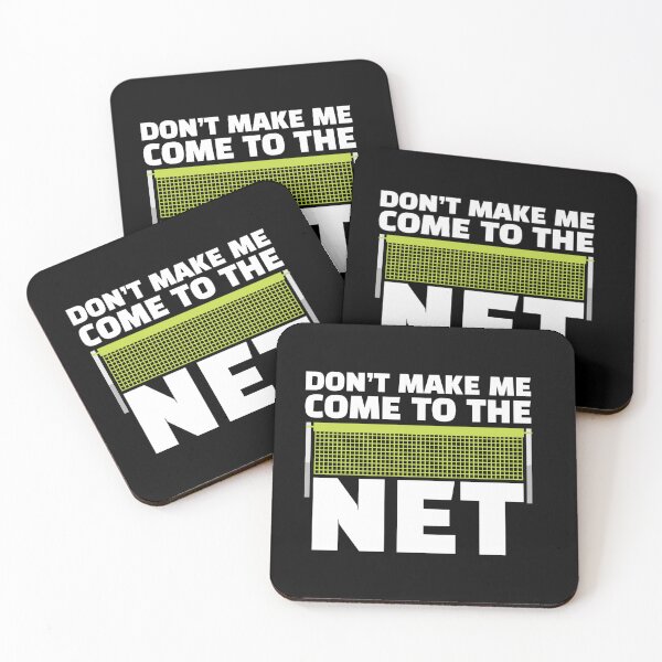 Item preview, Don´t Make Me Come To The Net Tennis For A Tennis Player Sticker designed and sold by taranhb.