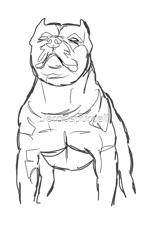 American Bully Coloring Page