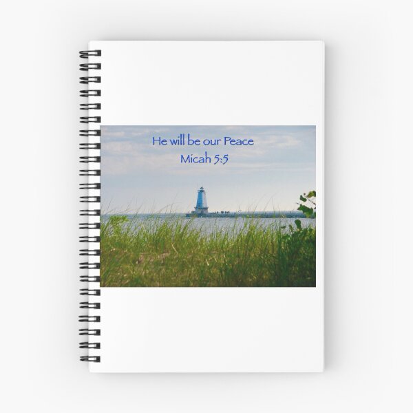 Item preview, He will be our peace designed and sold by Beth Tidd.