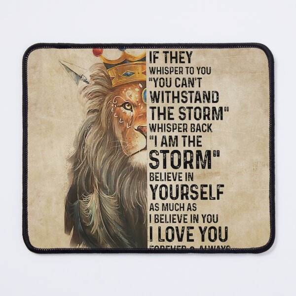 Item preview, Copy of Mexican Flag And Eagle AmericanTo My Son Believe In Yourself Lion I Am The Storm Classic Grown Mexican roots tree Mounted designed and sold by EllenKarl.