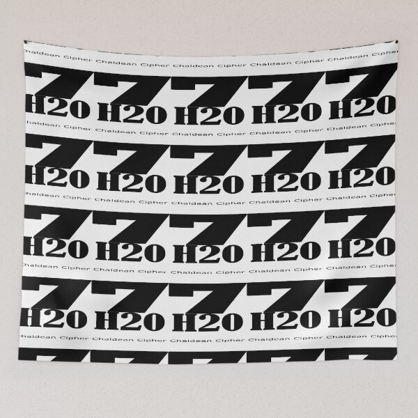 Item preview, H20 Chaldean cipher 7 designed and sold by Scrambledwords.