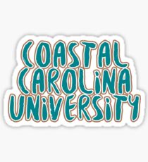 Coastal Carolina University - Style 37 Sticker