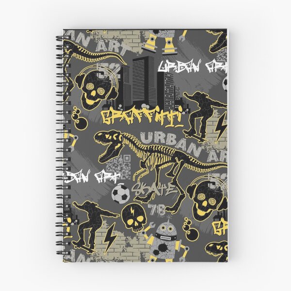 Item preview, Urban Graffiti Skateboard Black Funny designed and sold by EllenKarl.