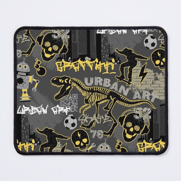 Item preview, Urban Graffiti Skateboard Black Funny designed and sold by EllenKarl.