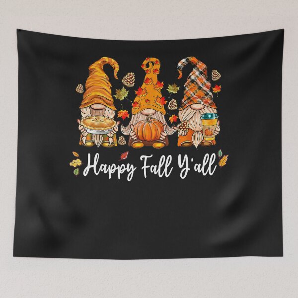 Item preview, Happy Fall Y'all Gnome Pumpkin Truck Autumn Thanksgiving designed and sold by alanxgoldberger.