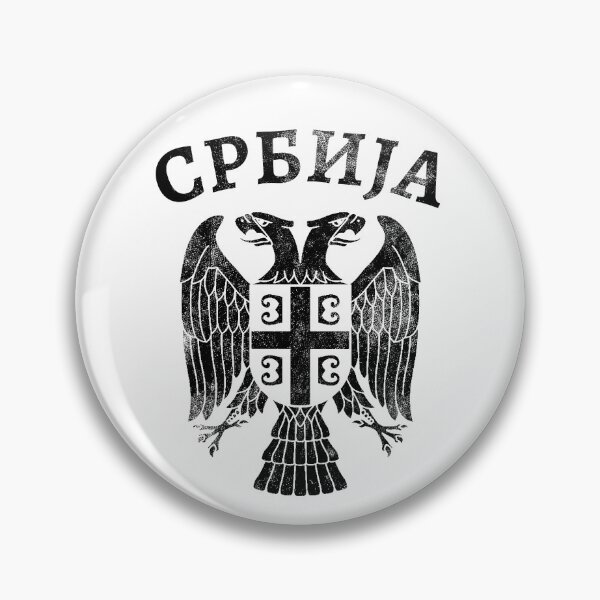 Item preview, Serbia Eagle Coat of Arms Serbian Cyrillic designed and sold by Mila1946.
