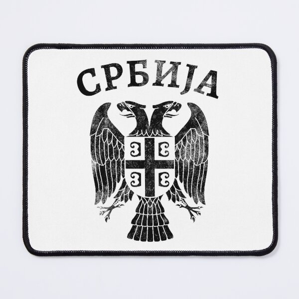 Item preview, Serbia Eagle Coat of Arms Serbian Cyrillic designed and sold by Mila1946.