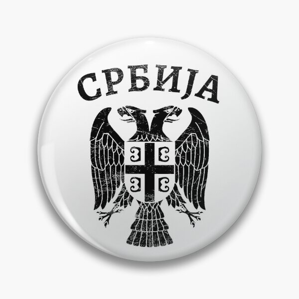 Item preview, Serbia Eagle Coat of Arms Serbian Cyrillic designed and sold by Mila1946.