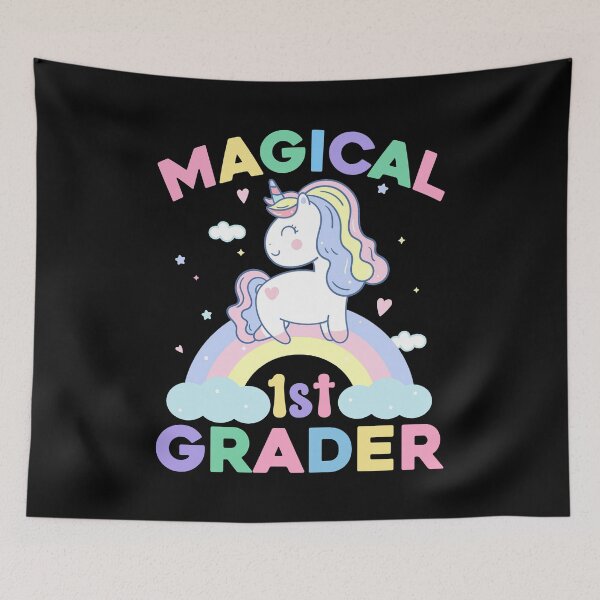 Item preview, Magical 1st First Grade Unicorn Rainbow funny cute designed and sold by elizabethdawnn.