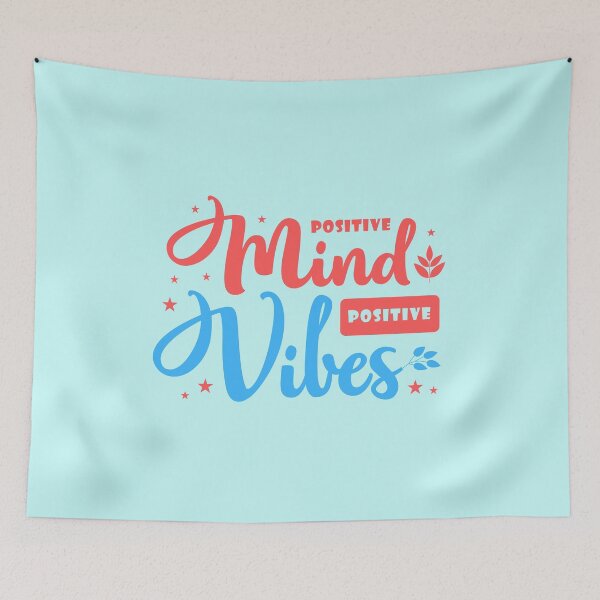 Item preview, Positive mind positive vibes red designed and sold by DigitalArt BoutiqueRS.
