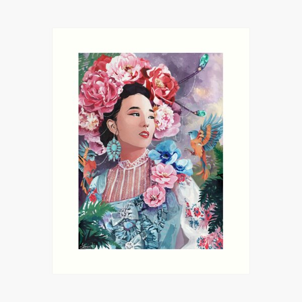 Crystal Art Print