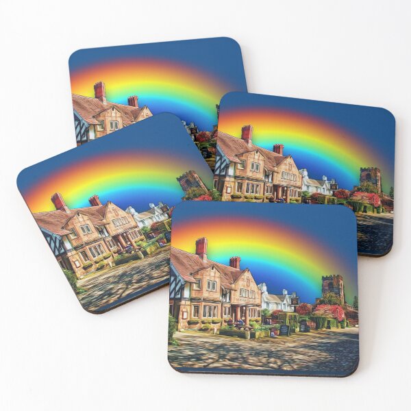 Item preview, Beauty Grappenhall Rainbow Skyline  designed and sold by Dude 4U.
