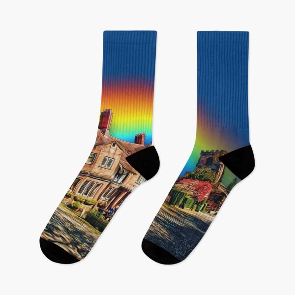 Item preview, Beauty Grappenhall Rainbow Skyline  designed and sold by Dude 4U.