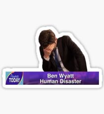 Parks & Rec - Ben Wyatt (Human Disaster) Sticker