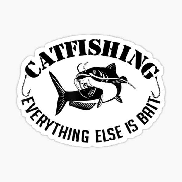 "Catfish Catfishing Fishing Angling Catfish Fishermen" Sticker for Sale