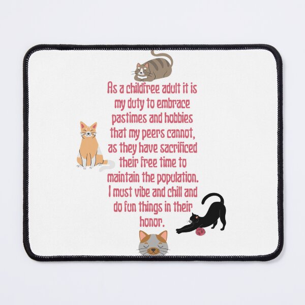 Item preview, Childfree cat lady designed and sold by Vanissa Berg.