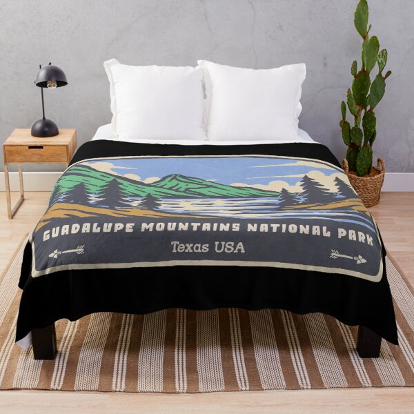 Item preview, Guadalupe Mountains National Park Vintage Mountain Lake designed and sold by JordanHolmes.