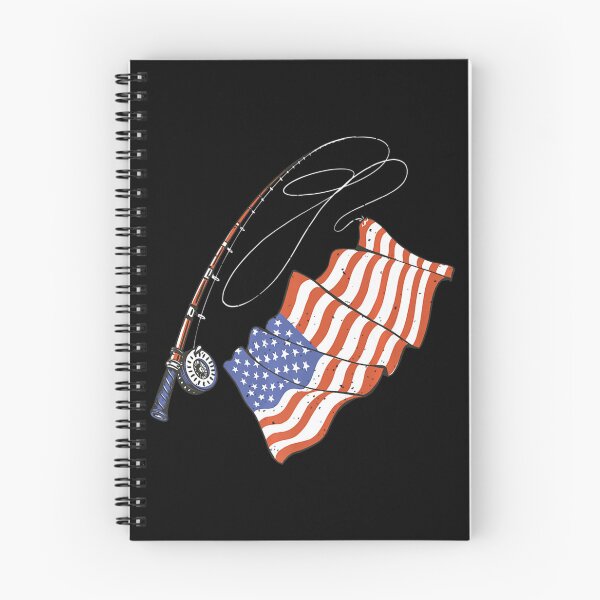 Item preview, Fisherman American Flag Fishing Pole Patriotic Day designed and sold by Henacahi.