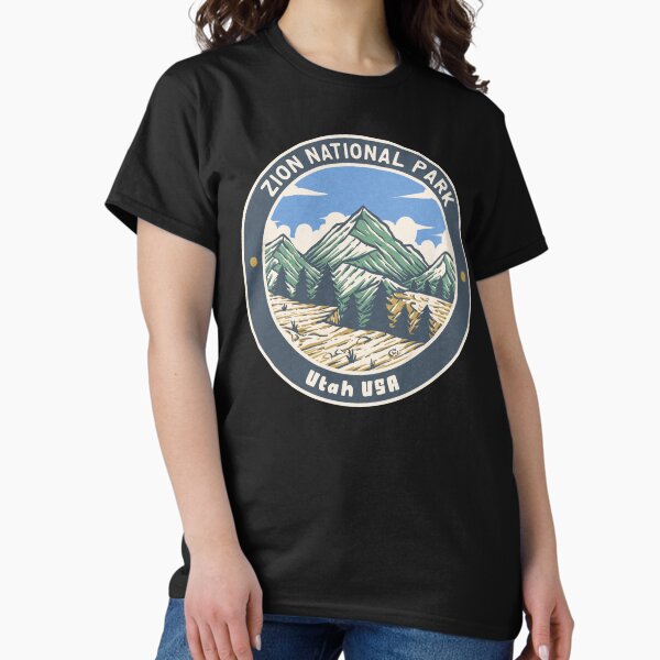 Vista previa del artículo con la obra «Montañas antiguas del Parque Nacional Zion», diseñado y vendido por JordanHolmes.