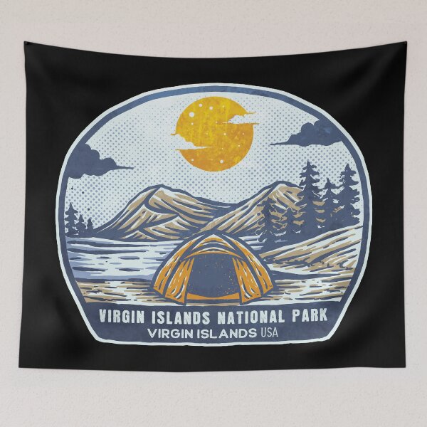 Item preview, Virgin Islands National Park Vintage Sunset Camp designed and sold by JordanHolmes.