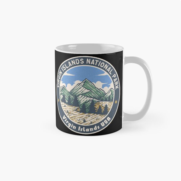Item preview, Virgin Islands National Park Vintage Mountains designed and sold by JordanHolmes.