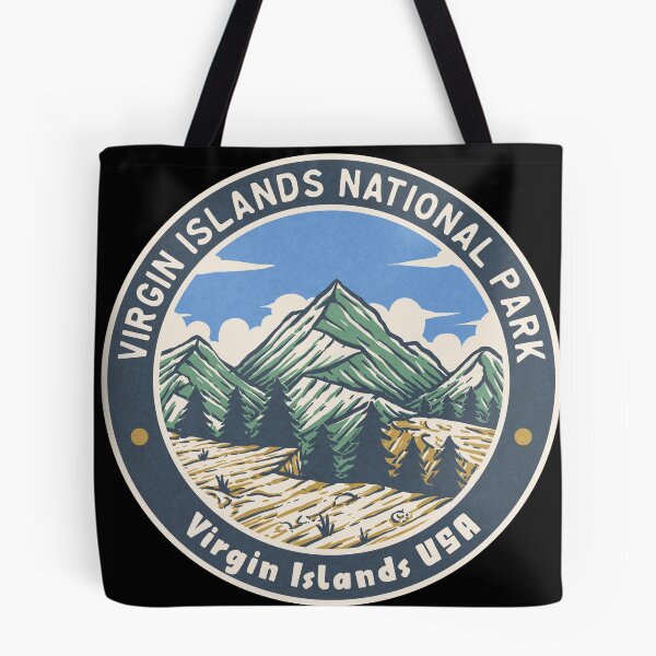 Item preview, Virgin Islands National Park Vintage Mountains designed and sold by JordanHolmes.