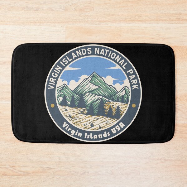 Item preview, Virgin Islands National Park Vintage Mountains designed and sold by JordanHolmes.