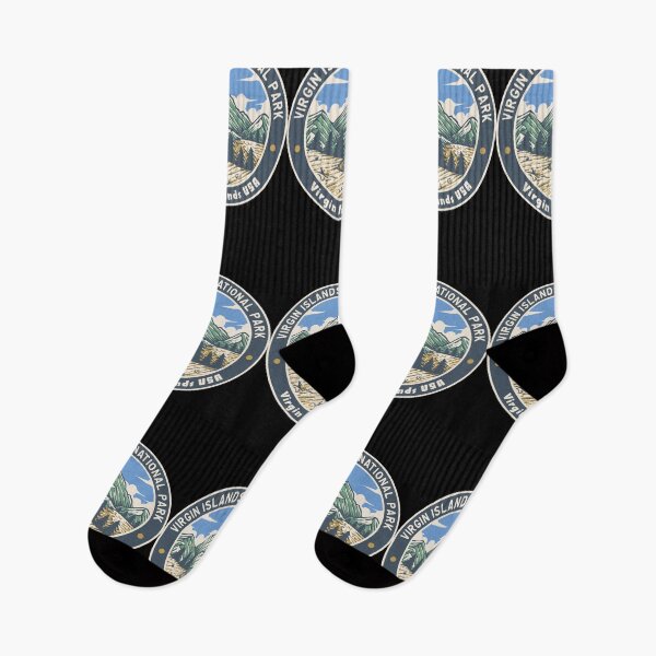 Item preview, Virgin Islands National Park Vintage Mountains designed and sold by JordanHolmes.
