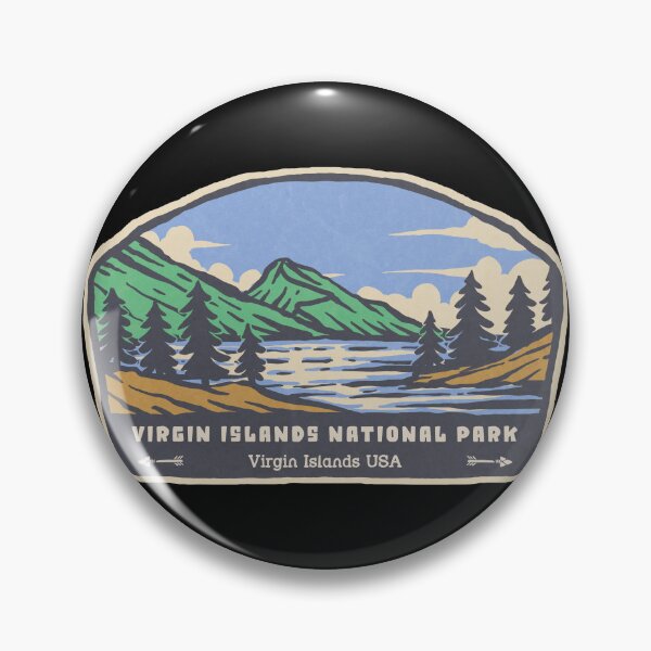 Item preview, Virgin Islands National Park Vintage Mountain Lake designed and sold by JordanHolmes.