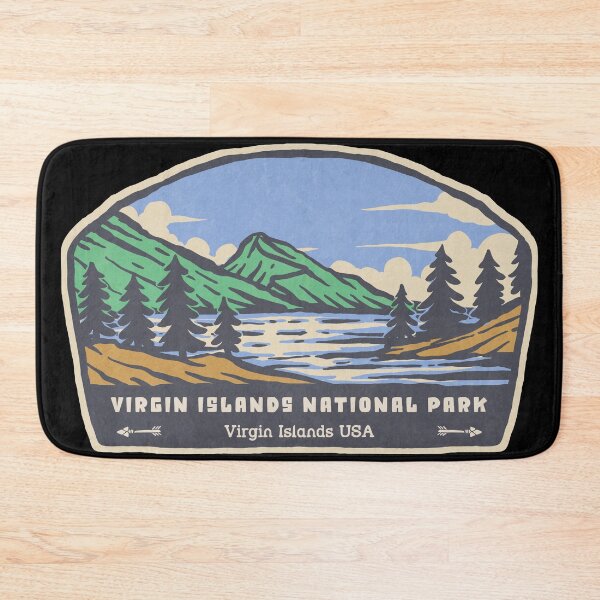 Item preview, Virgin Islands National Park Vintage Mountain Lake designed and sold by JordanHolmes.