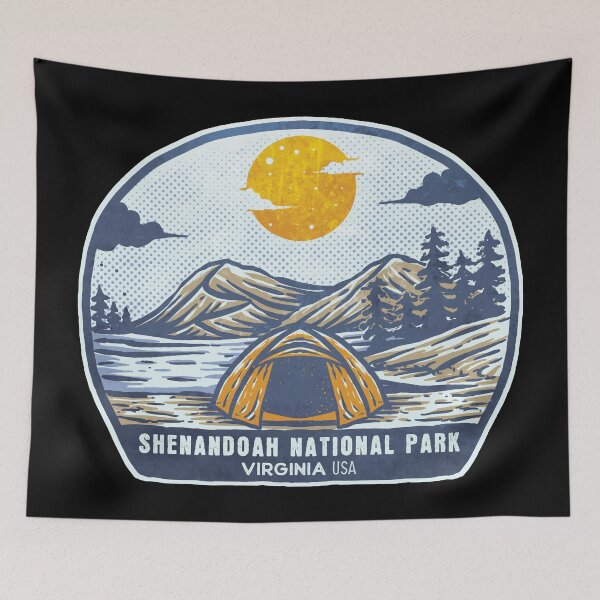 Item preview, Shenandoah National Park Vintage Sunset Camp designed and sold by JordanHolmes.