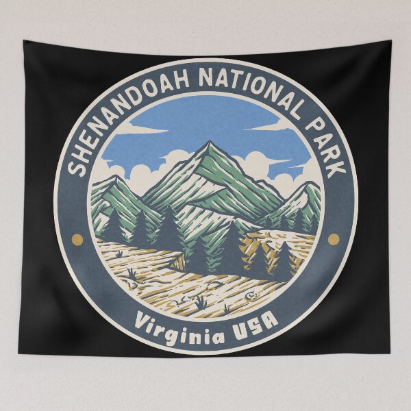 Item preview, Shenandoah National Park Vintage Mountains designed and sold by JordanHolmes.