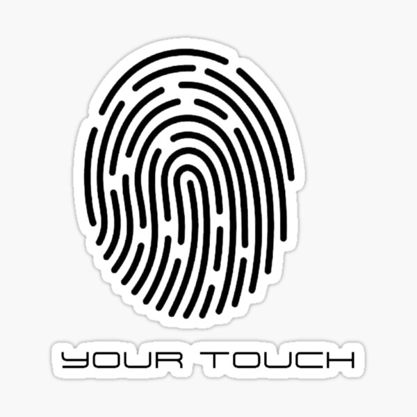 "Put your touch in your style ;)" Sticker for Sale by yourrtouch