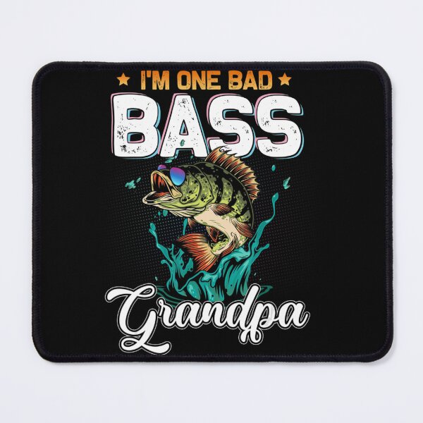 Item preview, Fisherman I'm One Bad Bass Grandpa Fishing Father's Day designed and sold by Henacahi.