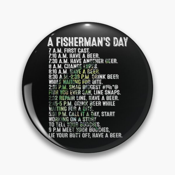 Item preview, Fisherman's Day Fishing Fisherman Beer Lover Humor designed and sold by Henacahi.