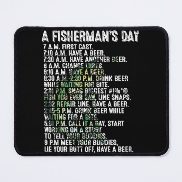 Item preview, Fisherman's Day Fishing Fisherman Beer Lover Humor designed and sold by Henacahi.