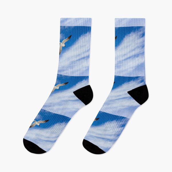 Item preview, Seagull Soaring in Blue Sky designed and sold by Jaydee001.