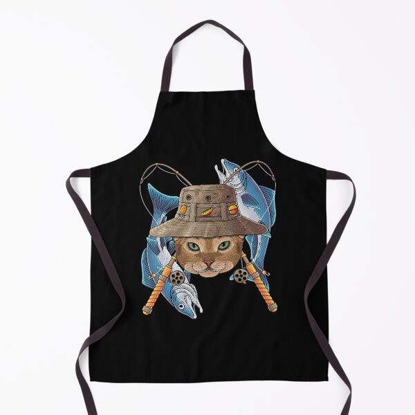 Item preview, Fishing Abyssinian Outdoor Fisherman Cat Cute Fly Fishing designed and sold by Henacahi.