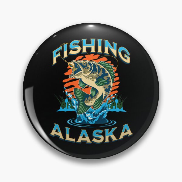 Item preview, Fishing Alaska Outdoors Nature Water Wildlife Adventure designed and sold by Henacahi.