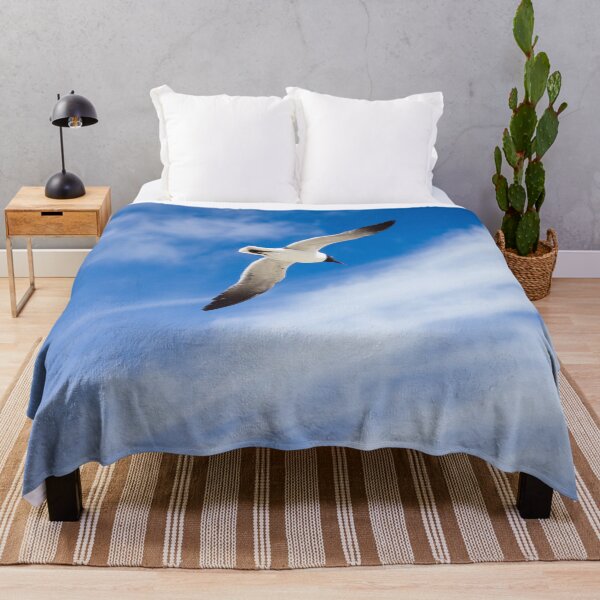 Item preview, Seagull Soaring in Blue Sky designed and sold by Jaydee001.