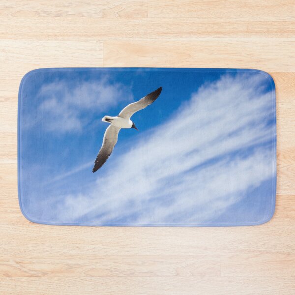 Item preview, Seagull Soaring in Blue Sky designed and sold by Jaydee001.