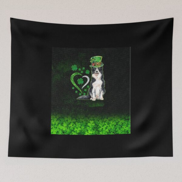 Item preview, Border Collie Shamrock St Patrick Day Amazing Facts Green designed and sold by HelmaNowak.