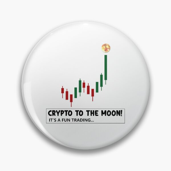Item preview, Crypto To The Moon! Funny Trading Gifts for Cryptocurrency Trader designed and sold by Karry-Pat.