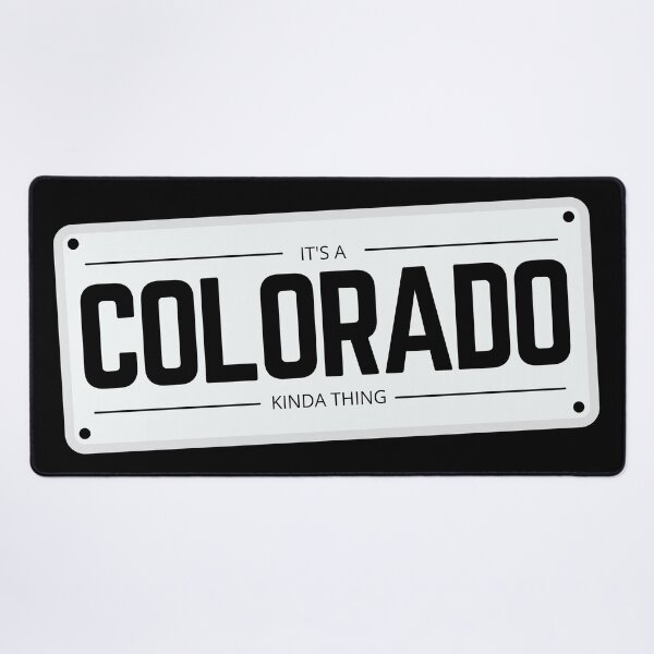 Item preview, Its a COLORADO kinda thing number plate designed and sold by 133DandC.
