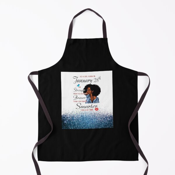 Item preview, Women Afros Just A Girl Born On January 28th African american Stunning Glitter Blue designed and sold by HelmaNowak.